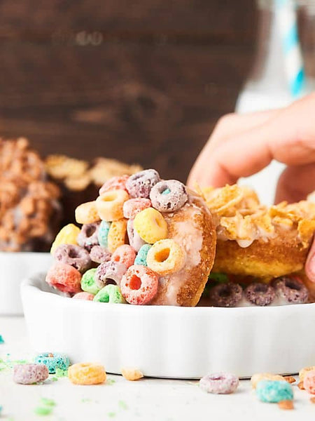 Milk and Cereal Donuts