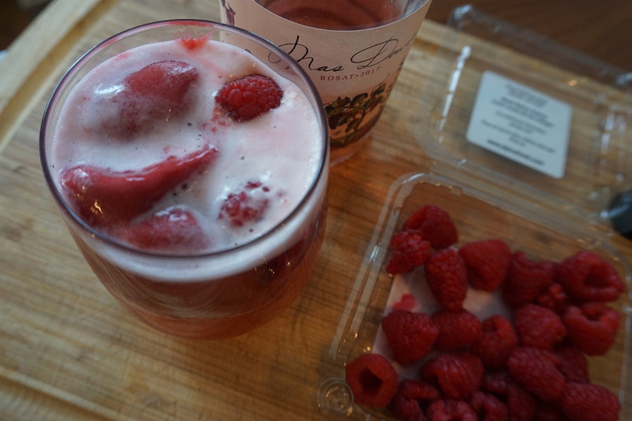 Raspberry Rose Sorbet Mimosa