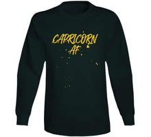 Capricorn AF Zodiac Sign Black Grey Green Assorted Styles T-Shirt