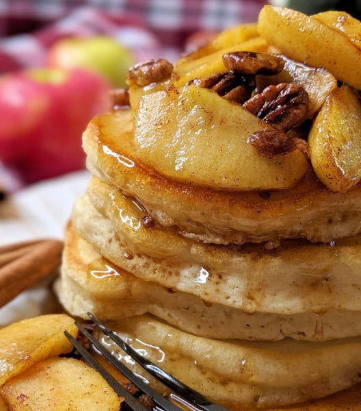 Sticky Apple Pecan Pancake