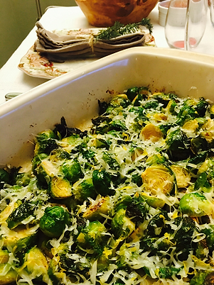 Tastic Cheesy Lemon Brussel Sprouts