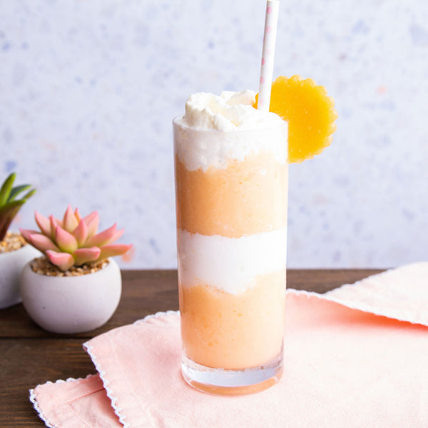 Whipped Frozen Cantaloupe Creamsicle