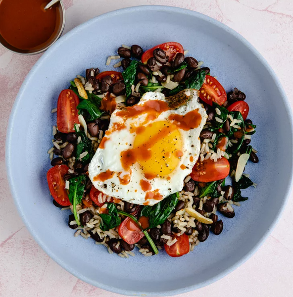 Black Beans, Rice & Fried Egg