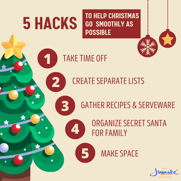 5 Hacks to help Christmas Go Smoothly as possible