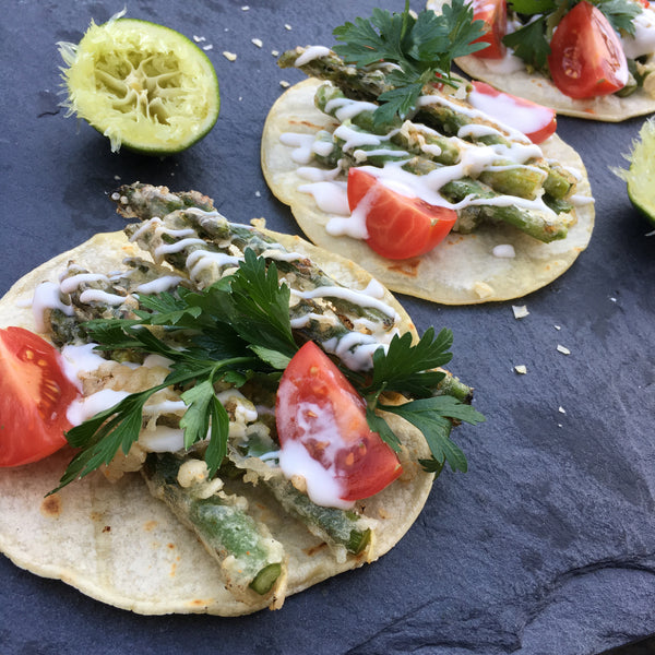 Tempura Asparagus Taco