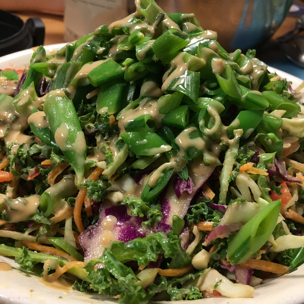 Thai Slaw with Peanut Butter Dressing