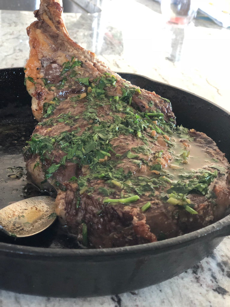 Grilled Tomahawk – Chef J. Jackson