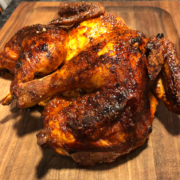 Hot(ish) Nashville Spatchcock Chicken