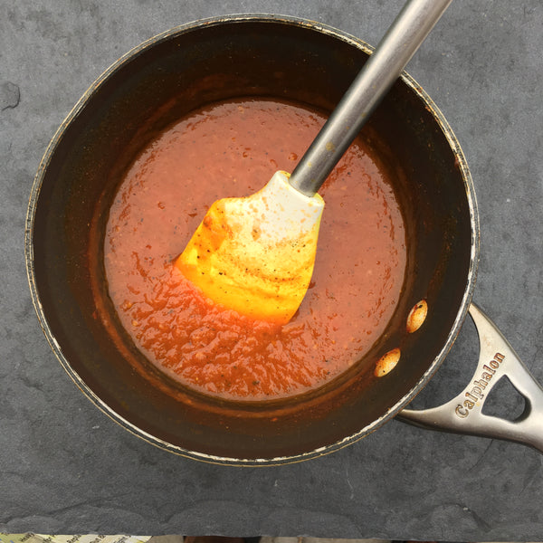 Spicy White Peach BBQ Sauce