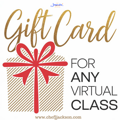 Holiday Gift Card (for any virtual class!)