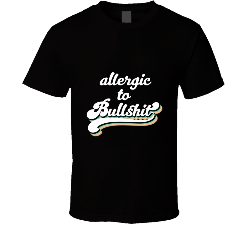 Allergic To Bull Crewneck T Shirt