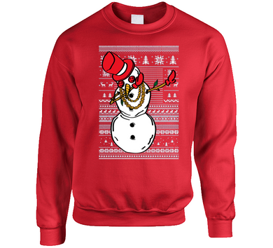 Snowman Dab Crewneck Sweatshirt