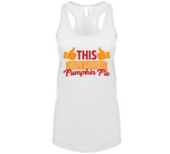 This Guy Loves Pumpkin Pie Thanksgiving Ladies Tanktop