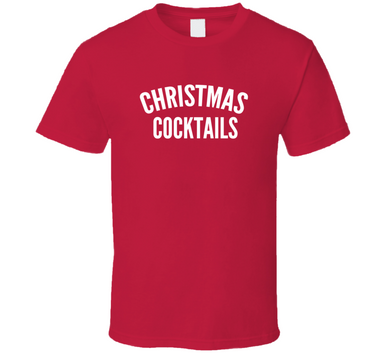 Christmas Cocktails T Shirt