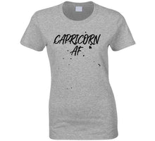 Capricorn AF Zodiac Sign White Grey Black Assorted Styles T-Shirt