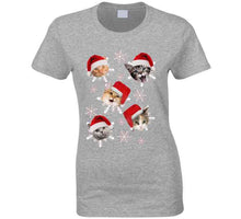 Snowflake Cats Funny Christmas T Shirt