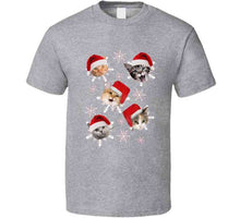 Snowflake Cats Funny Christmas T Shirt