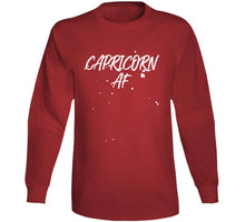 Capricorn AF Zodiac Sign Black Grey Red Assorted Styles T-Shirt