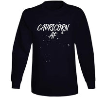 Capricorn AF Zodiac Sign Black Grey Red Assorted Styles T-Shirt