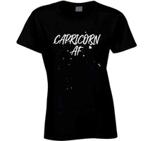 Capricorn AF Zodiac Sign Black Grey Red Assorted Styles T-Shirt