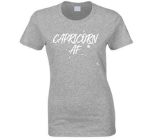 Capricorn AF Zodiac Sign Black Grey Red Assorted Styles T-Shirt